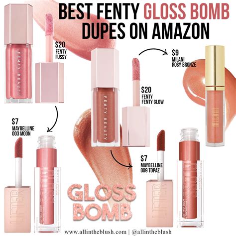 fenty beauty perfume dupe|best fenty lip gloss dupe.